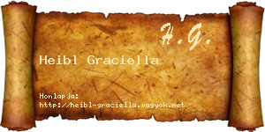Heibl Graciella névjegykártya